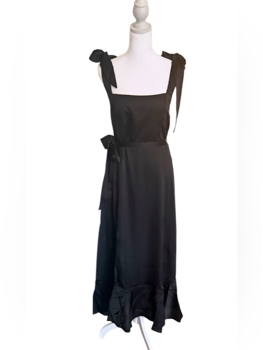 Show Me Your MuMu Claire Midi Dress in Black - Picture 6 of 13